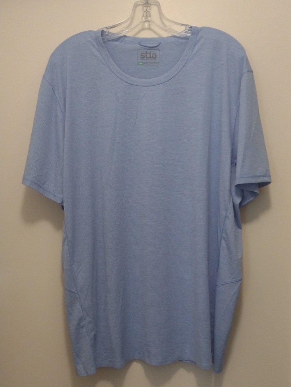 Stio Blue Crewneck Short Sleeve T-Shirt (J1096)